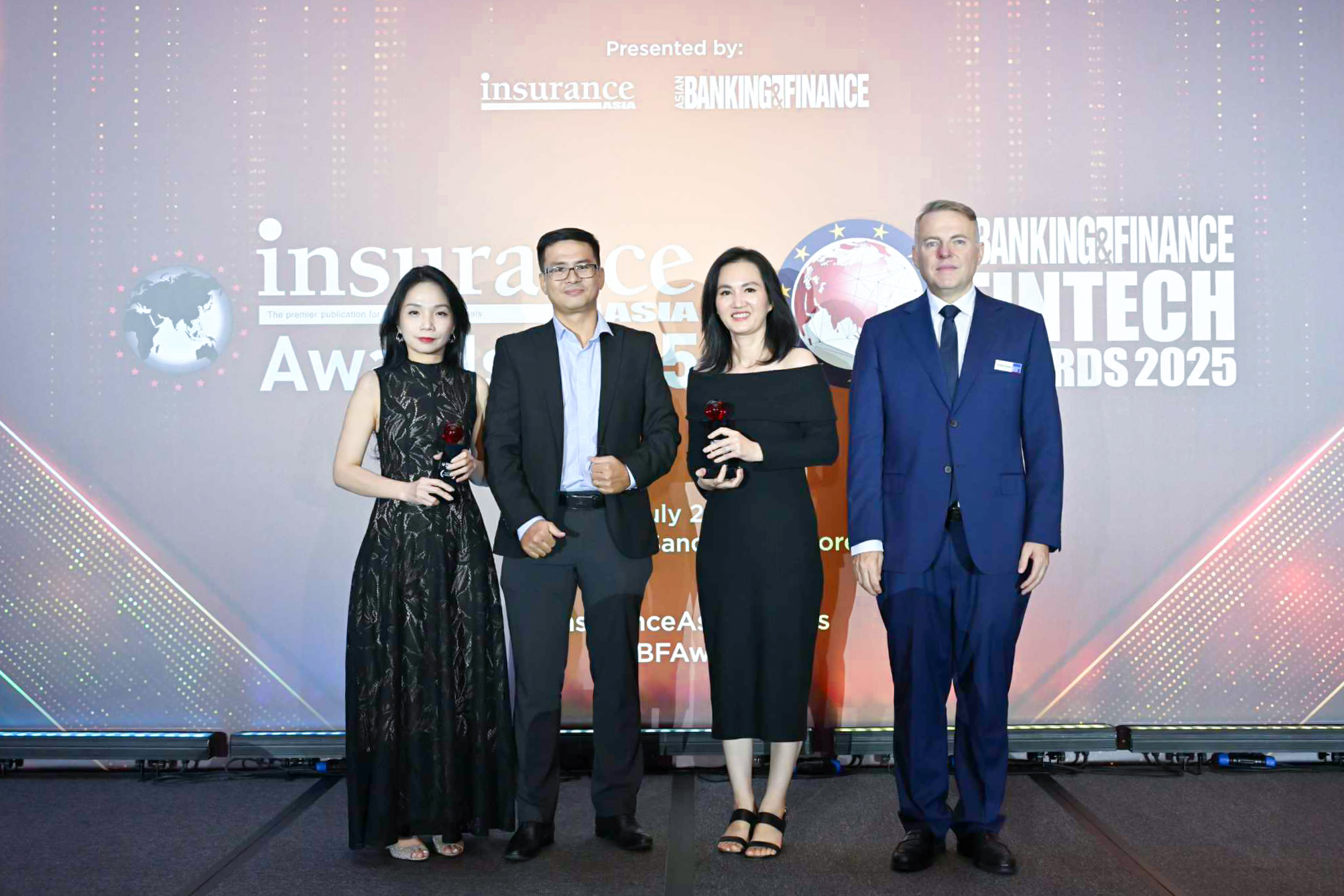 Liberty Insurance winning at Insurance Asia Awards