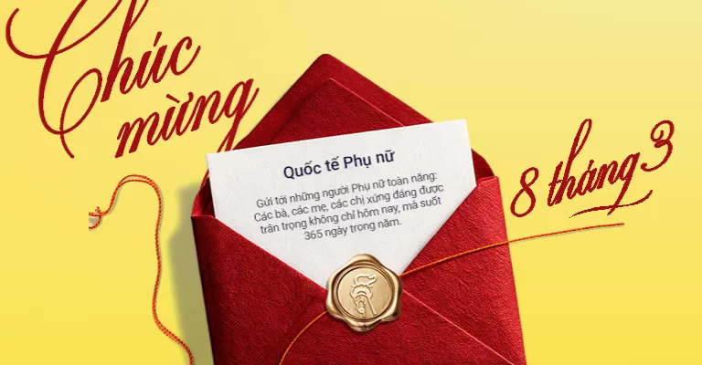 Chúc mừng Ngày Quốc tế Phụ nữ 8/3